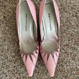 Pink Apostrophe Heels